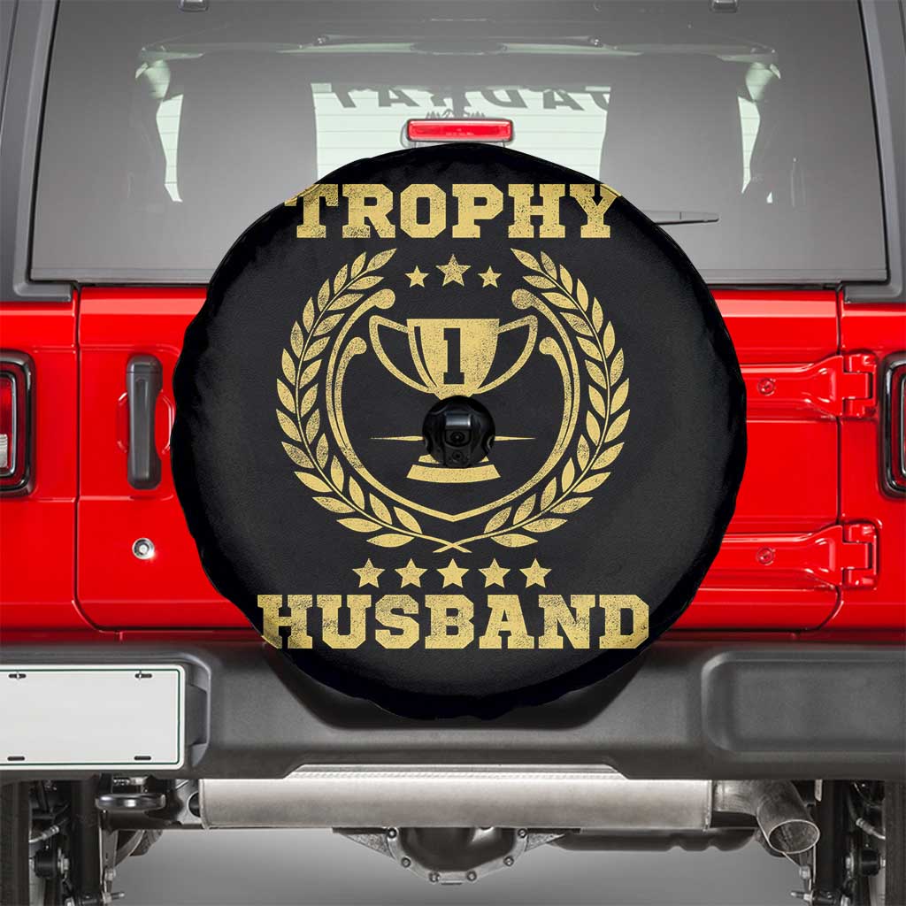 Trophy Husband Spare Tire Cover Funny Hubby Groom Humor Marriage Anniversary