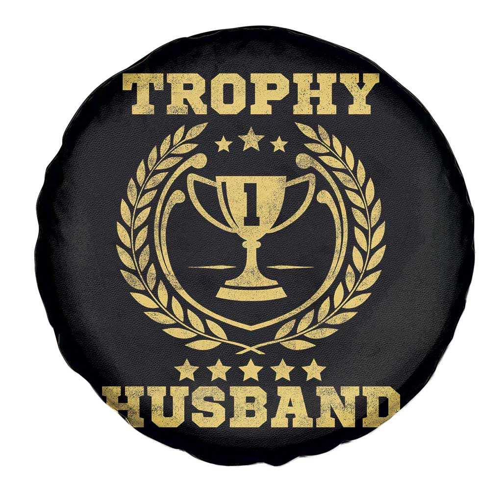 Trophy Husband Spare Tire Cover Funny Hubby Groom Humor Marriage Anniversary
