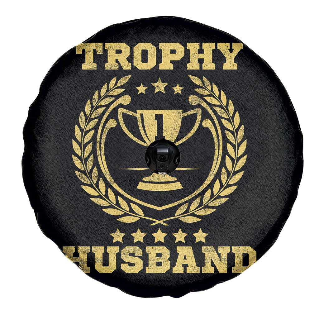 Trophy Husband Spare Tire Cover Funny Hubby Groom Humor Marriage Anniversary