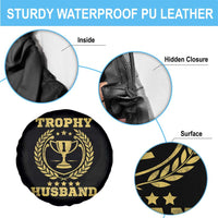 Trophy Husband Spare Tire Cover Funny Hubby Groom Humor Marriage Anniversary