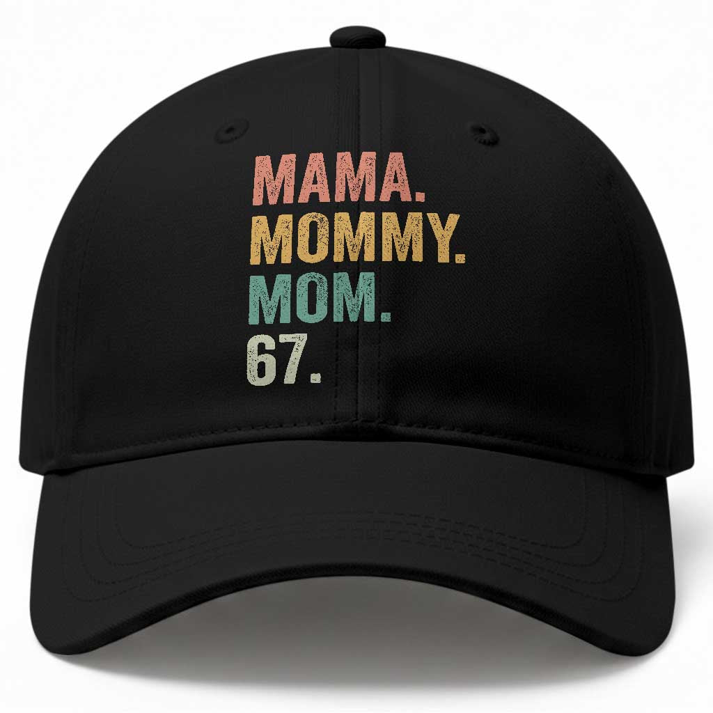 Mama Mommy Mom 67 Baseball Cap Funny Six Seven Mother's Day