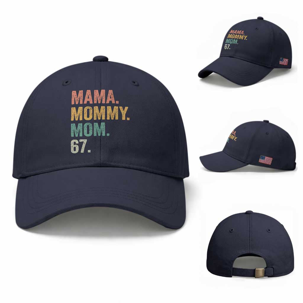 Mama Mommy Mom 67 Baseball Cap Funny Six Seven Mother's Day
