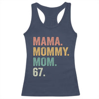 Mama Mommy Mom 67 Racerback Tank Top Funny Six Seven Mother's Day