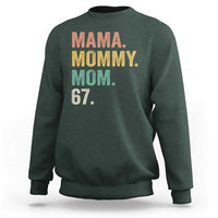 Mama Mommy Mom 67 Sweatshirt Funny Six Seven Mother's Day