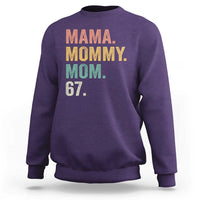 Mama Mommy Mom 67 Sweatshirt Funny Six Seven Mother's Day