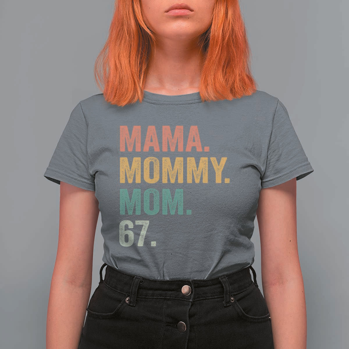 Mama Mommy Mom 67 T Shirt For Women Funny Six Seven Mother's Day