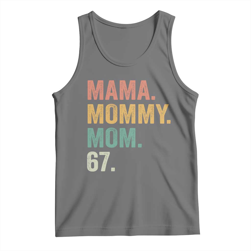 Mama Mommy Mom 67 Tank Top Funny Six Seven Mother's Day