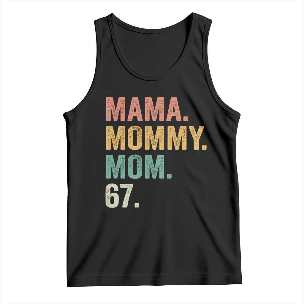 Mama Mommy Mom 67 Tank Top Funny Six Seven Mother's Day