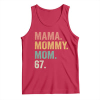 Mama Mommy Mom 67 Tank Top Funny Six Seven Mother's Day