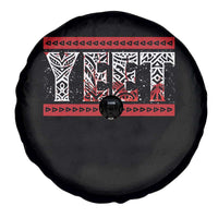 Yeet Funny Wrestling Slang Quote Tribal Art Blood Splatter Spare Tire Cover