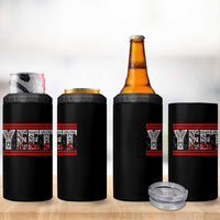 Yeet Funny Wrestling Slang Quote Tribal Art Blood Splatter 4 in 1 Can Cooler Tumbler