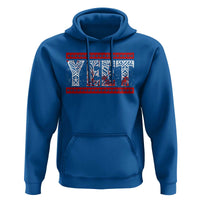 Yeet Funny Wrestling Slang Quote Tribal Art Blood Splatter Hoodie