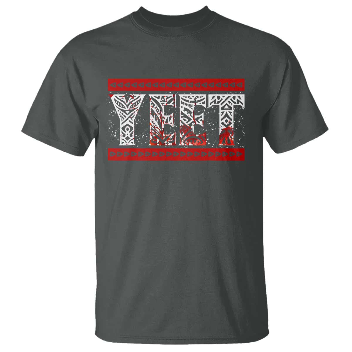 Yeet Funny Wrestling Slang Quote Tribal Art Blood Splatter T Shirt