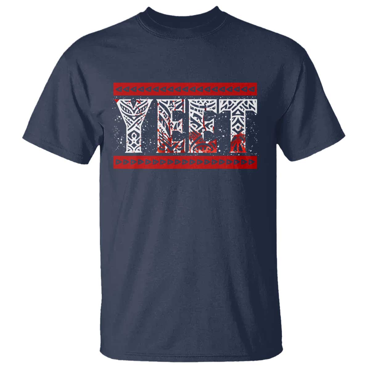 Yeet Funny Wrestling Slang Quote Tribal Art Blood Splatter T Shirt