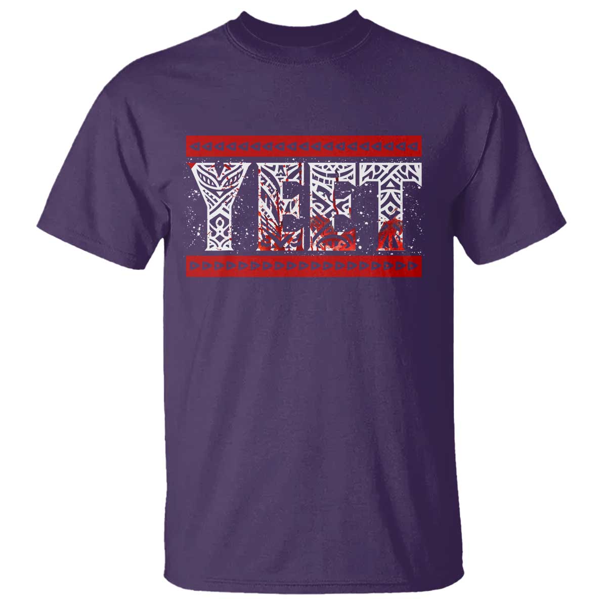 Yeet Funny Wrestling Slang Quote Tribal Art Blood Splatter T Shirt