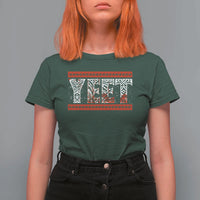 Yeet Funny Wrestling Slang Quote Tribal Art Blood Splatter T Shirt For Women