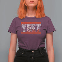 Yeet Funny Wrestling Slang Quote Tribal Art Blood Splatter T Shirt For Women