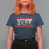 Yeet Funny Wrestling Slang Quote Tribal Art Blood Splatter T Shirt For Women