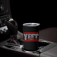 Yeet Funny Wrestling Slang Quote Tribal Art Blood Splatter Tumbler Cup