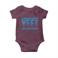 Yeet Funny Wrestling Slang Quote Tribal Art Baby Onesie
