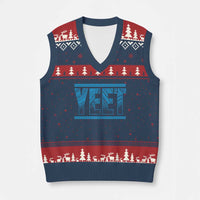 Yeet Funny Wrestling Slang Quote Tribal Art V-Neck Knit Sweater Vest