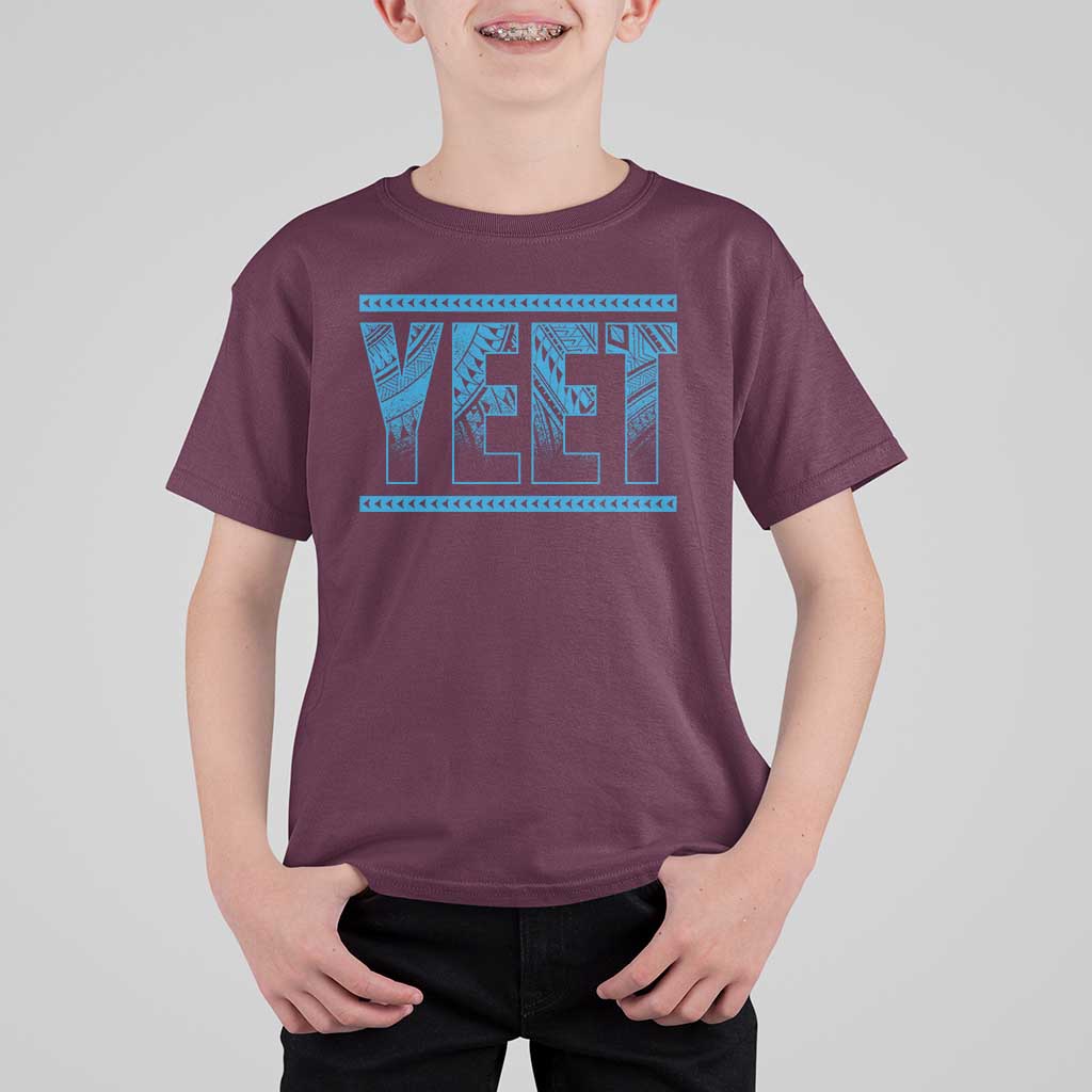 Yeet Funny Wrestling Slang Quote Tribal Art T Shirt For Kid