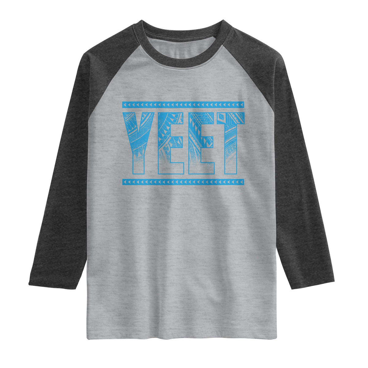 Yeet Funny Wrestling Slang Quote Tribal Art Raglan Shirt