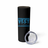 Yeet Funny Wrestling Slang Quote Tribal Art Skinny Tumbler