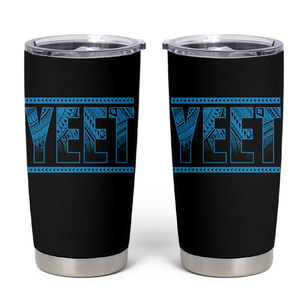 Yeet Funny Wrestling Slang Quote Tribal Art Tumbler Cup