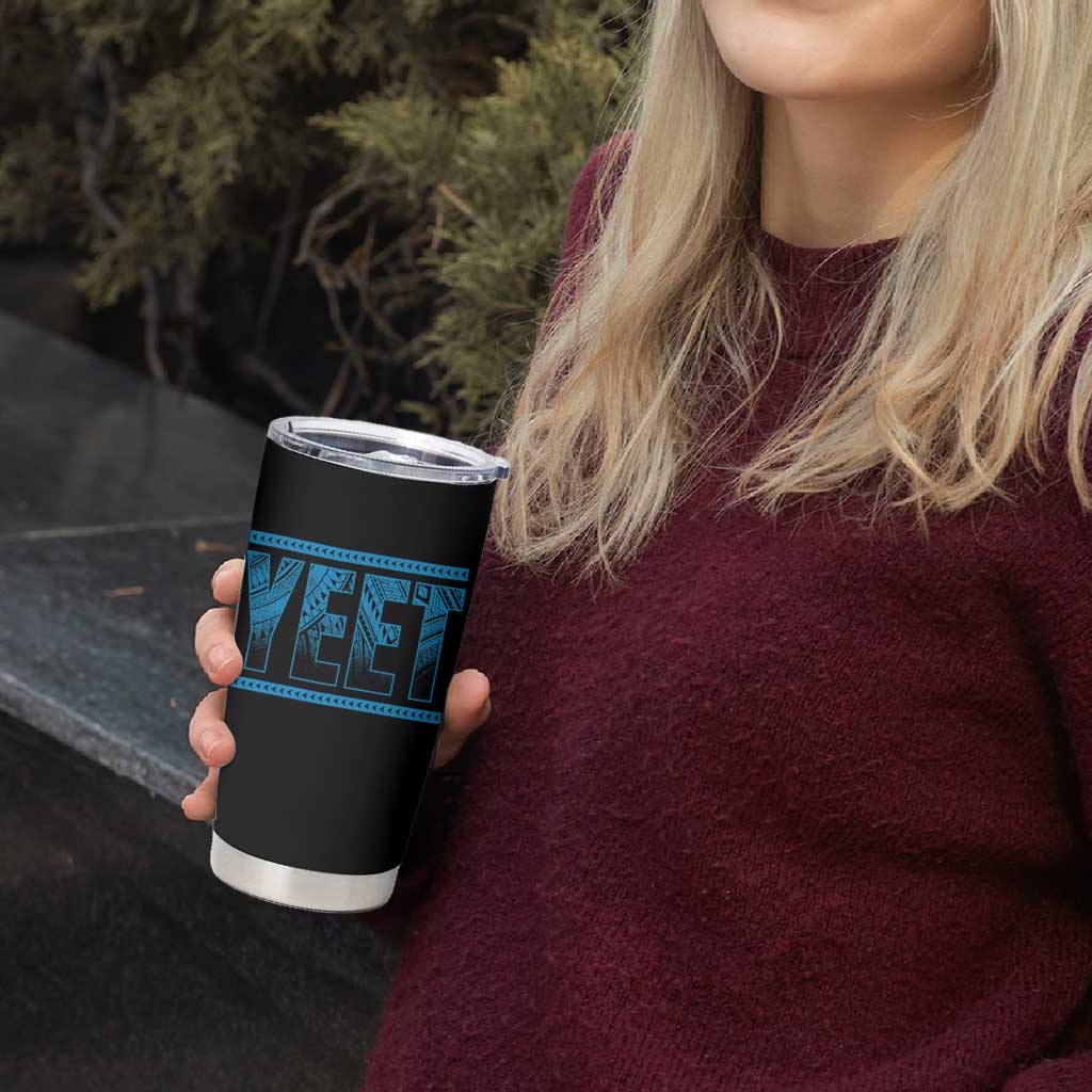Yeet Funny Wrestling Slang Quote Tribal Art Tumbler Cup