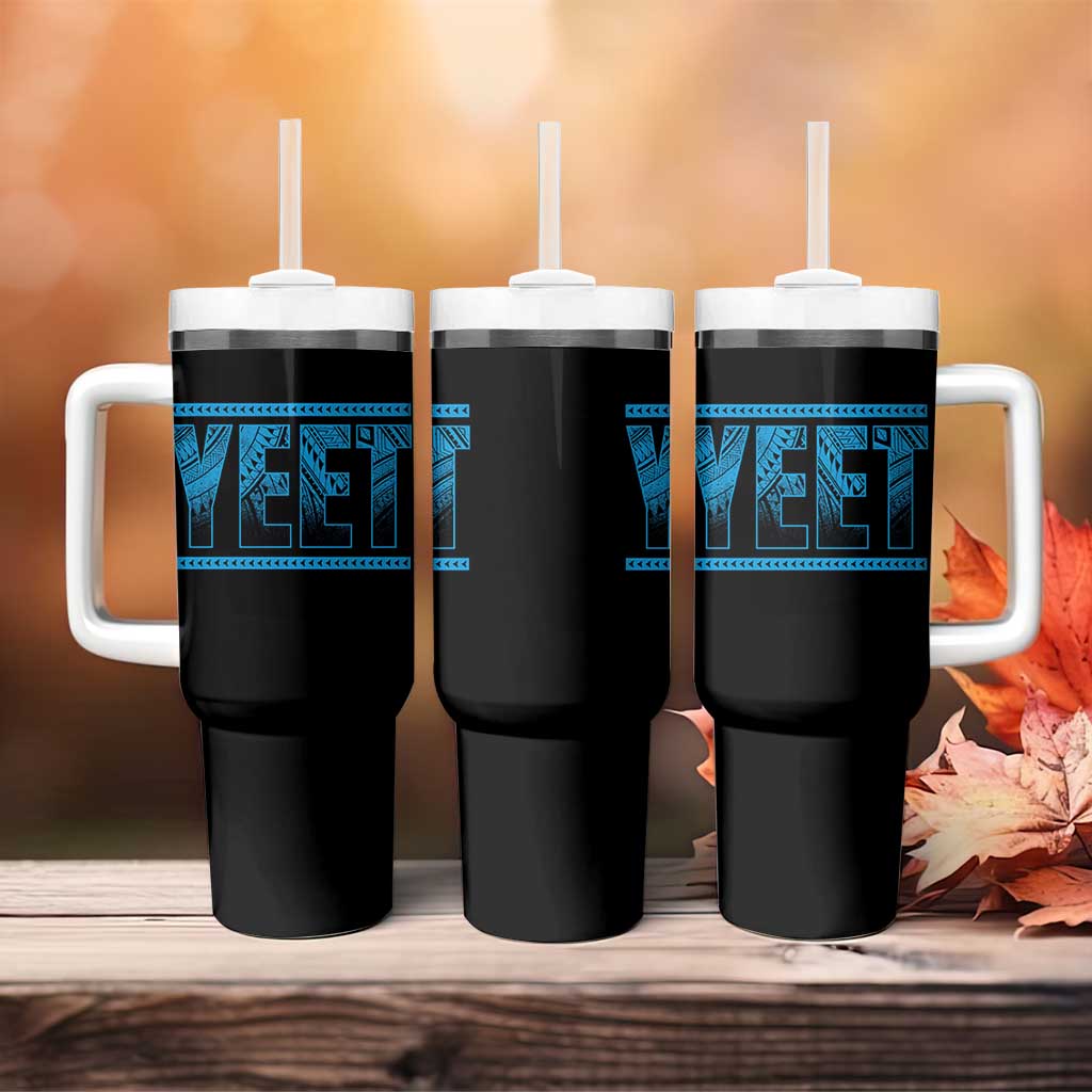 Yeet Funny Wrestling Slang Quote Tribal Art Tumbler With Handle