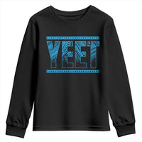 Yeet Funny Wrestling Slang Quote Tribal Art Youth Sweatshirt