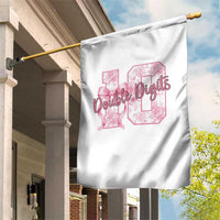 10th Birthday Garden Flag Double Digits Pink Coquette Bow 10 Year Old Aesthetic