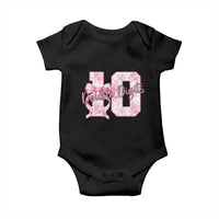 10th Birthday Baby Onesie Double Digits Pink Coquette Bow 10 Year Old Aesthetic