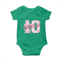 10th Birthday Baby Onesie Double Digits Pink Coquette Bow 10 Year Old Aesthetic