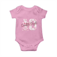 10th Birthday Baby Onesie Double Digits Pink Coquette Bow 10 Year Old Aesthetic