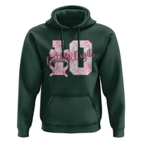 10th Birthday Hoodie Double Digits Pink Coquette Bow 10 Year Old Aesthetic