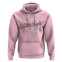 10th Birthday Hoodie Double Digits Pink Coquette Bow 10 Year Old Aesthetic