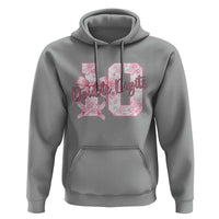 10th Birthday Hoodie Double Digits Pink Coquette Bow 10 Year Old Aesthetic
