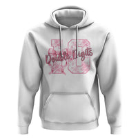 10th Birthday Hoodie Double Digits Pink Coquette Bow 10 Year Old Aesthetic