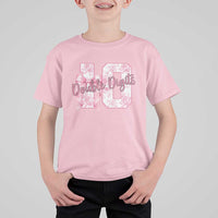 10th Birthday T Shirt For Kid Double Digits Pink Coquette Bow 10 Year Old Aesthetic