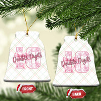 10th Birthday Ceramic Ornament Double Digits Pink Coquette Bow 10 Year Old Aesthetic
