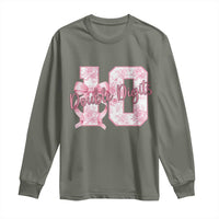 10th Birthday Long Sleeve Shirt Double Digits Pink Coquette Bow 10 Year Old Aesthetic