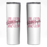 10th Birthday Skinny Tumbler Double Digits Pink Coquette Bow 10 Year Old Aesthetic