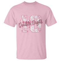10th Birthday T Shirt Double Digits Pink Coquette Bow 10 Year Old Aesthetic
