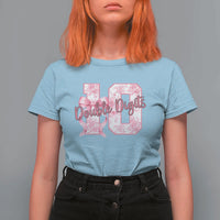 10th Birthday T Shirt For Women Double Digits Pink Coquette Bow 10 Year Old Aesthetic