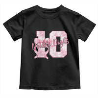 10th Birthday Toddler T Shirt Double Digits Pink Coquette Bow 10 Year Old Aesthetic