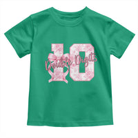 10th Birthday Toddler T Shirt Double Digits Pink Coquette Bow 10 Year Old Aesthetic