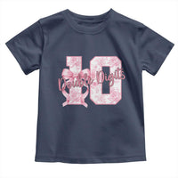 10th Birthday Toddler T Shirt Double Digits Pink Coquette Bow 10 Year Old Aesthetic