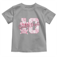 10th Birthday Toddler T Shirt Double Digits Pink Coquette Bow 10 Year Old Aesthetic